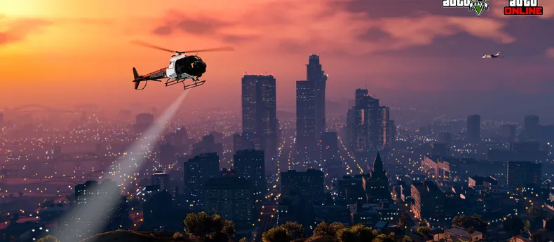 Grand Theft Auto V Enhanced key art